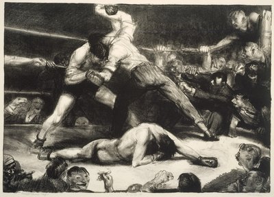 A Knock-Out, 1921 by George Wesley Bellows
